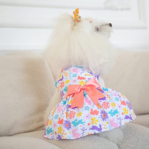 Image of CuteBone Dog Mesh Dress Puppy Sundress Pet Outfit Summer Fashion for Small Dogs Girl Cat Clothes