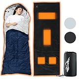 寝袋 冬用 電気マット 防災 【最大65℃の暖かさ】 冬用寝袋 電熱マット 防災グッズ シュラフ キャンプ 車中泊 3段階温度 収納袋付き 185×65cm ブラック HOME COCCI