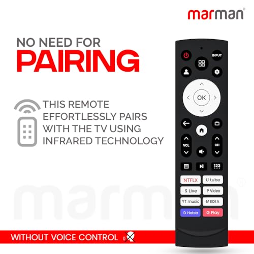 Image of marman Compatible with Hisense Smart Tv Remote Original L1786 Suitable for UHD 4K QLED TV Model ERF3M90H ERF3C90H ERF3T920H, Series 43E63N Q6N Non Voice Command Without Google Assistant !