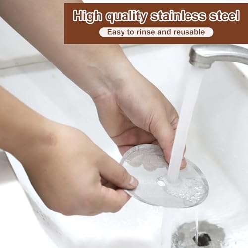 Bewudy 6 Stück French Press Ersatzfiltersieb, Kaffeepresse Filter für Kaffeepressen Mesh Edelstahl Französisch Presse Ersatzfilter French Kaffeemaschinen Ersatzfiltersieb Für Kaffeedrücker 1000ml 34oz