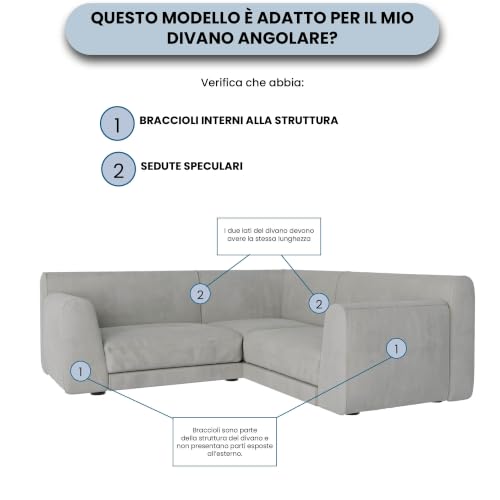 Housse de canapé d'angle extensible marron pour rénover un tissu usé - 7