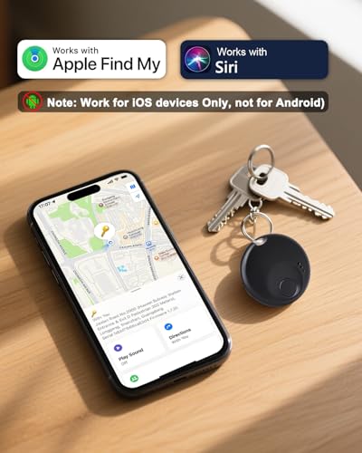 Air Tracker Tags-2 Pack - for iOS Only - Bluetooth Keys Finder Luggage Tracker Compatible - image 3