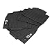 Produktbild Audi 80B061501041 80A061511041 Gummi Fußmatten 4-tlg Komplettsatz v+h Gummimatten Allwettermatten schwarz