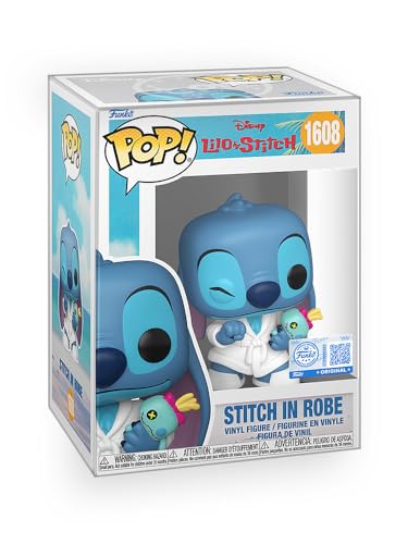 Funko Pop! Disney: Lilo & Stitch - Stitch in Robe Edición Limitada Exclusiva Figura de Vinilo Coleccionables con Protector de Caja