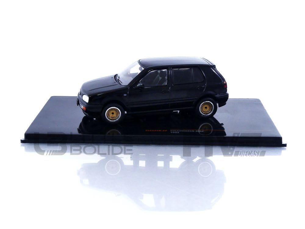Compatible with Volkswagen Golf III Custom Black 1:43 IXO Models