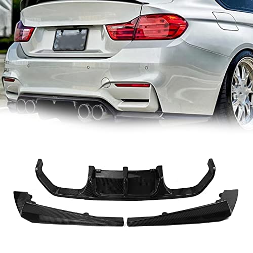 Pare-chocs arrière diffuseur pour BMW F80 M3 F82 M4 lèvre spoiler carbone look et kit carrosserie