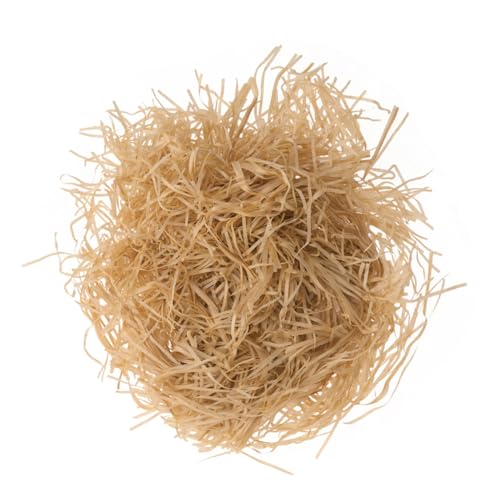 COLLBATH Kraft Paper Raffia Shredding Silks for Gift Box Filler Wedding Favor Basket Fillings Packaging Box Accessories for Birthday Anniversary and Holiday Decorations