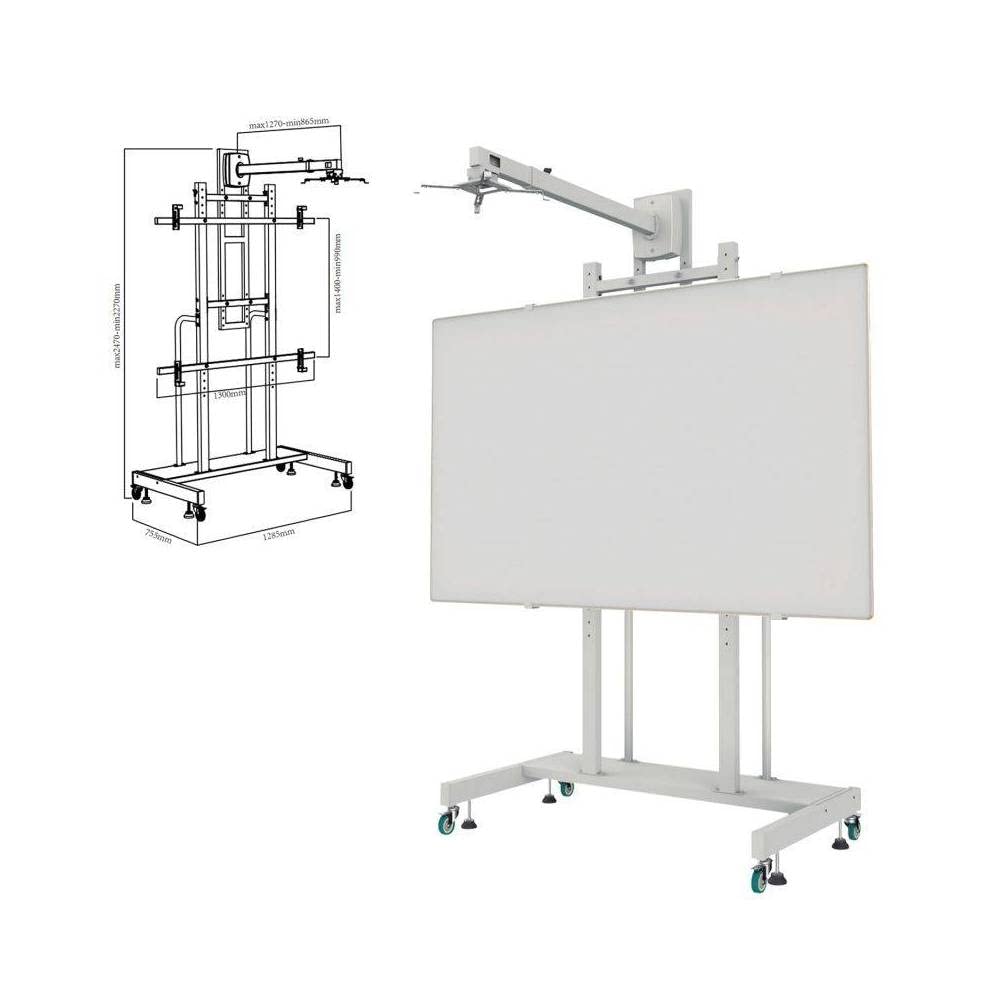 Soporte para Pizarra Interactiva Approx appIBSTD/ 80-120"
