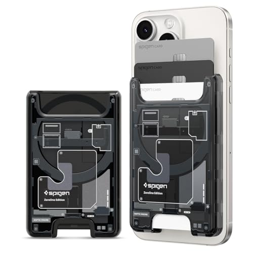 Spigen Ultra Hybrid (MagFit) Magnetic Wallet Transparent Card Hol...