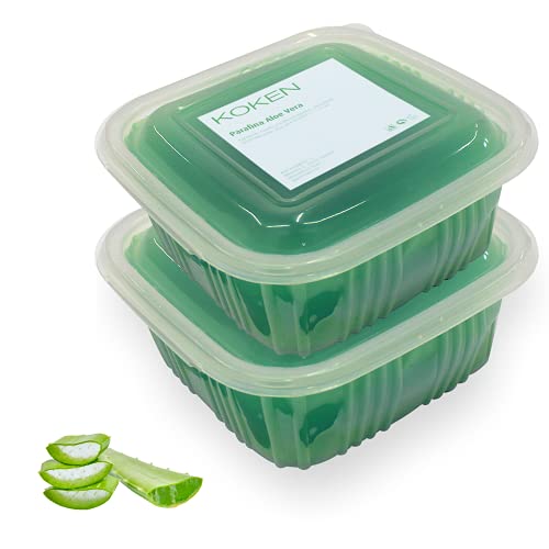 KOKEN - Parafina de ALOE VERA 1000 ml - 700 gr. Parafina para tratamiento hidratante de manos y pies Cover