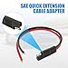 Mandark 2PCS Car Extension Cable, 12AWG Quick Disconnect Automotive SAE Wire Harness Plug With Connector, Vehicle Extension Cable, Universal for Trolling, Solar Panel, Motor