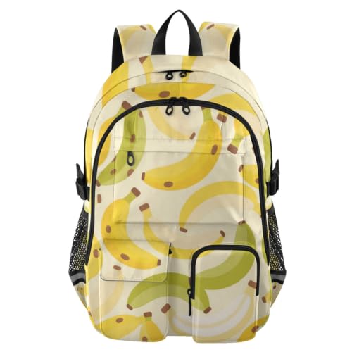 Mochila para laptop 17.5 pulgadas ligera amarilla tipo mochila de equipaje escolar