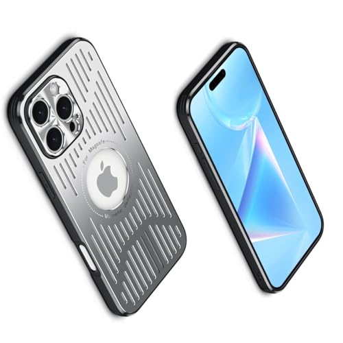 Cover Magnetica Originale : Esclusivamente progettata per iPhone 16 Pro Max, questa custodia magnetica si adatta perfettamente al tuo dispositivo. Il design magnetico originale assicura una connessione stabile e sicura, offrendo una protezione completa senza interferire con le funzionalità del telefono. I ritagli precisi garantiscono un facile accesso alla fotocamera, alla porta di ricarica, all'altoparlante e a tutte le altre funzionalità.I bordi rialzati impediscono allo schermo e alla fotocamera di sfregare direttamente contro superfici piane, proteggendo il dispositivo da graffi e danni.