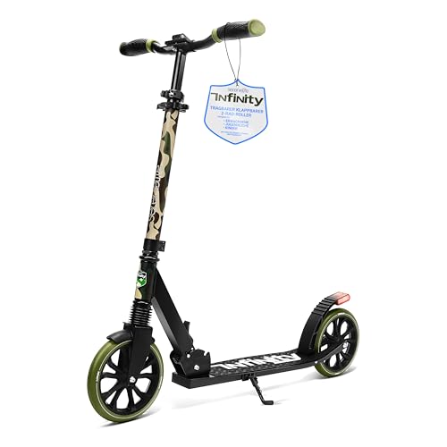 SereneLife Roller, Cityroller, Scooter, Tretroller, Big Wheel Scooter, Kickscooter- klappbar & Höhenverstellbar, Roller Erwachsene- & Kinder, Trotinet- mit Vorderfederung & Hinterradbremse, bis 100Kg SereneLife Roller, Cityroller, Scooter, Tretroller, Big Wheel Scooter, Kickscooter- klappbar & Höhenverstellbar, Roller Erwachsene- & Kinder, Trotinet- mit Vorderfederung & Hinterradbremse, bis 100Kg