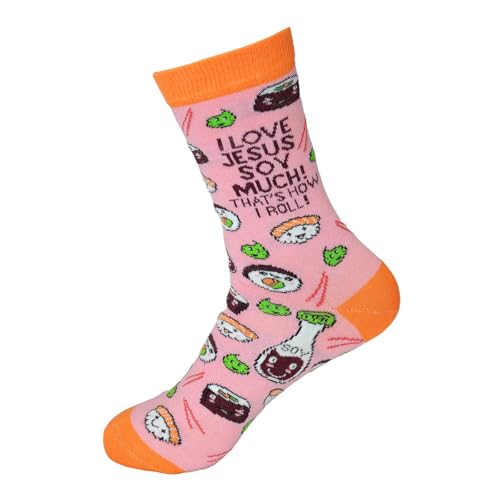 Image of Kerusso Adult Socks, Christian Fun Socks, Novelty Socks, Cotton Blend Sock, One Size Fits Most