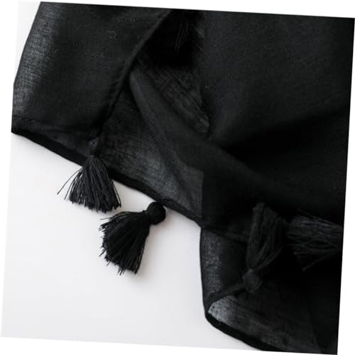 Cotton and Linen Leopard Gradient Scarf for Women Shawl Wrap Lightweight Autumn Winter Long Scarf Stylish and Versatile for Casual and Formal Occasions2