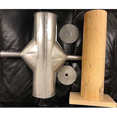Made in Mexico 12" Mejicana Churrera Churro Maker Churros Manual Hand Machine Metal/Wood w/2 molds Cover