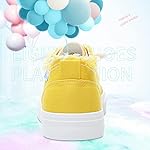 Obtaom Women's Play Fashion Sneaker White Color Washed and Leopard Canvas Slip on Shoes - Image 4