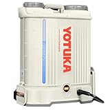 HAIGE(ハイガー) 電動噴霧器 背負い式 16L バッテリー式 ノズル6種付 かき混ぜ機能付き YS-EFULB16L ホワイト