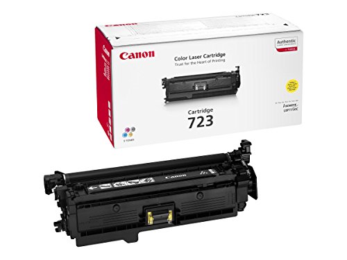 Cartouche de toner CANON 723 Jaune pour i SENSYS LBP7750Cdn Capacité standard 8500 pages - vue 3