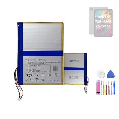 Batterie Black-View Tab 8 de rechange 32100140 avec kit outils inclus