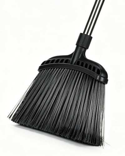 Outdoor Broom,Masthome Heavy Duty Broom,56" Brooms for Sweeping Outdoor,Angle Commercial Brooms with Hard Bristles, for Kitchen Home Office Garage Courtyard Lobby Lawn Concrete