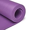 Amazon-Basics-12-Inch-Extra-Thick-Exercise-Yoga-Mat Amazon Basics Extra Thick Exercise Yoga Gym Floor Mat with Carrying Strap, 74 x 24 x .5 Inches, Purple