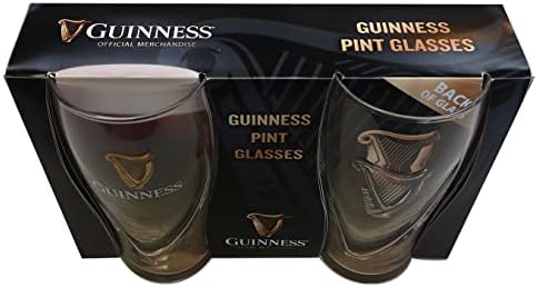 Guinness Harp Glass, Set of 2