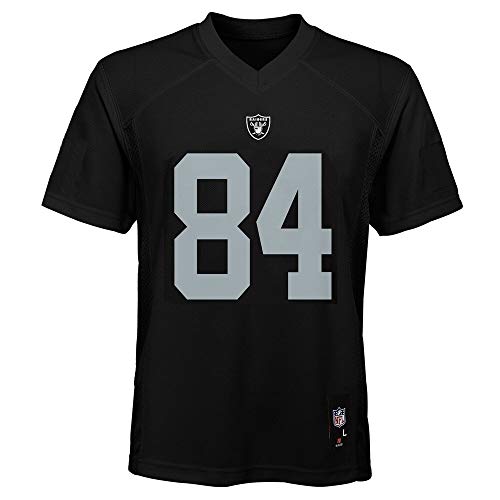Antonio Brown Oakland Raiders NFL Toddler 2-4 Black Home Mid-Tier Jersey (Toddler 3T)