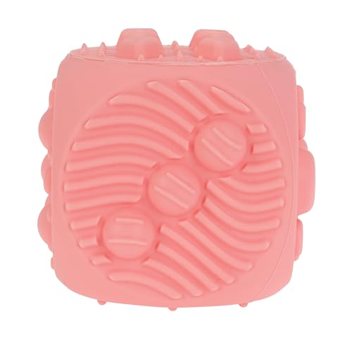 Image of Nuby Silicone Block Poppers - (2-Pack) Interactive Baby Block Toy for Babies 10+ Months - Pink and Purple