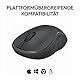 Logitech M240 Silent Bluetooth Maus, Kabellos, Kompakt, Mobil, Smooth Tracking, 18-Monate-Batterie, für Windows, macOS, ChromeOS, kompatibel mit PC, Mac, Laptop, Tablets - Graphit