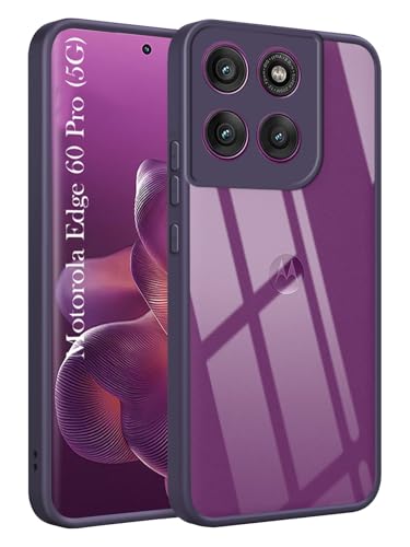 Image of Jkobi Ultra-Hybrid Back Cover Case for Motorola Moto Edge 60 Pro (Lifetime Anti Yellow | Anti Scratch | Crystal Clear Shockproof)