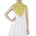 tplaotee Yellow and Green Flowers Long shawls and wraps fashion for indian for neck bufanda para mujer elegante