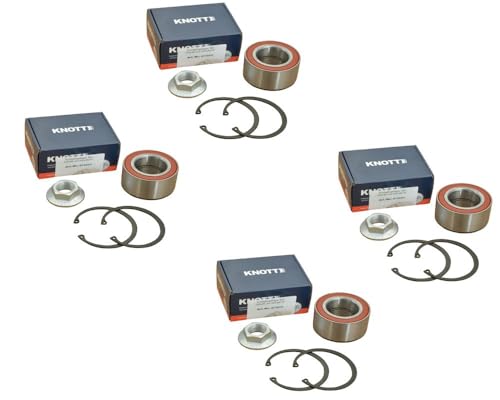 Kit roulement de roue Knott 47306V pour deux essieux de remorque
