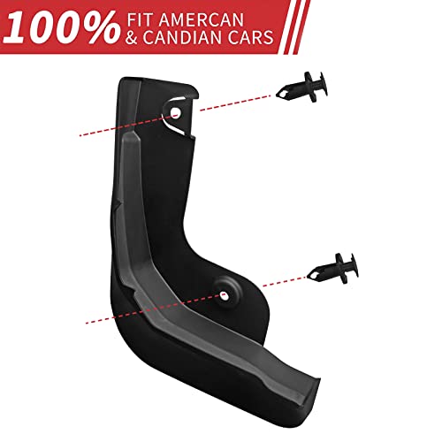 Image of Mud Flaps Compatible with Mustang Mach E Mud Flaps 2021 2022 2023 2024 2025 Splash Guards All Weather Fender Guard Mudguards Sediment Protection No Need to Drill Holes