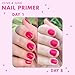 Olive & June Nail Primer | Increase Polish Wear Time by 2–3 Days | Smooths Application & Boosts Durability | 15-Free, Vegan, Cruelty-Free | Nail Prep Formula for Long-Lasting Manicures & Pedicures