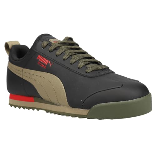 PUMA Kids Boys Roma Tipoff Sneakers Shoes Casual - Black, Grey2