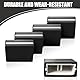 MWUMRCM 6 Stück Fader Kappen, Fader Caps, Fader Kappen Fader Caps Mischpult Slider Fader Knöpfe Ersatzteile für Fader Cap Schieberknopf für DJ-Mixer, 12,5 x 8 x 13 mm(Schwarz)
