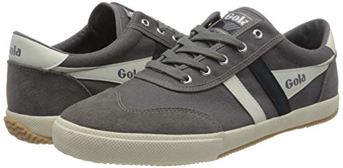 Gola Men's Badminton Sneaker, Ash Off White Navy, 13 #TOP6