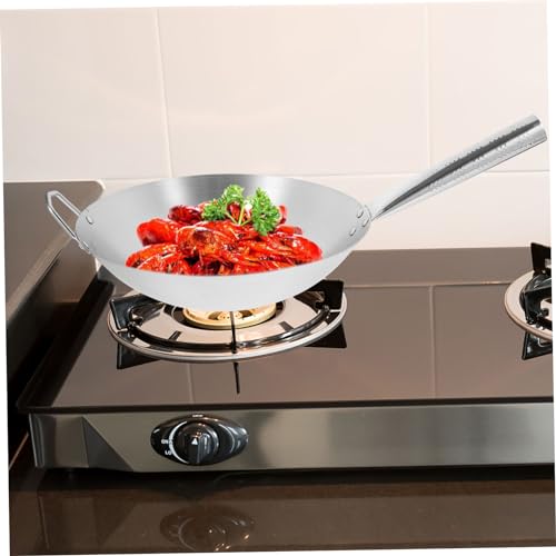 Wok de acero inoxidable antigripante 12 pulgadas miniatura 3