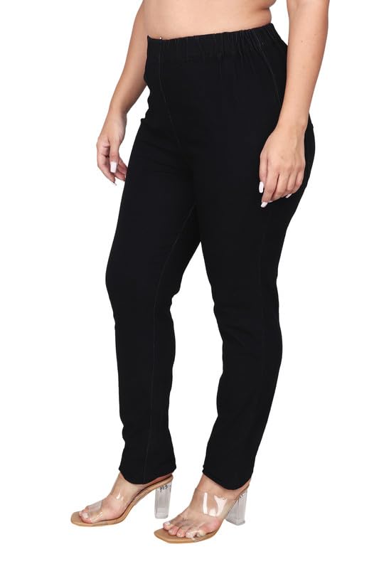 Image of Danbro Jeggings for Women | Slim Fit | Plus Size | high Waist | Stretchable Denim