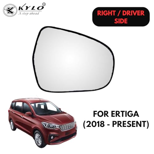 Image of Kylo Ertiga T-2 (2018 - Present) Driver Side (Right Side) Car Side Mirror Glass /Tukdi /Sub Mirror Plate