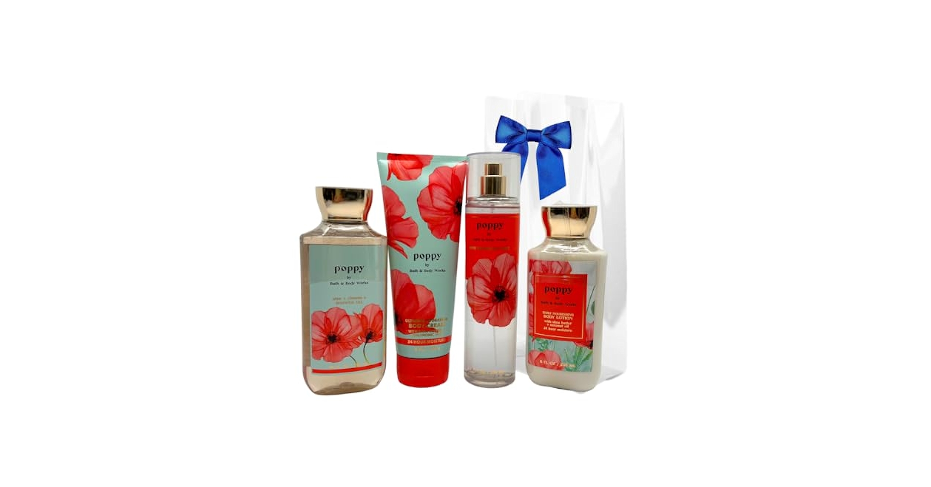 Amazon.com : Bath & Body Works POPPY 4-Piece Deluxe Gift Set