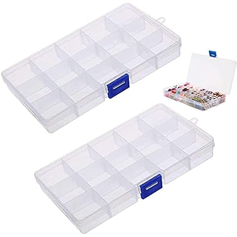 Boîte à Bijoux HAOBIN 15 Compartiments Cover