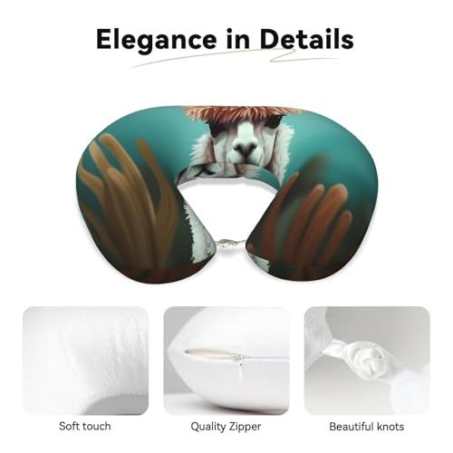 Almohada de viaje espuma viscoelástica 30 cm miniatura 4