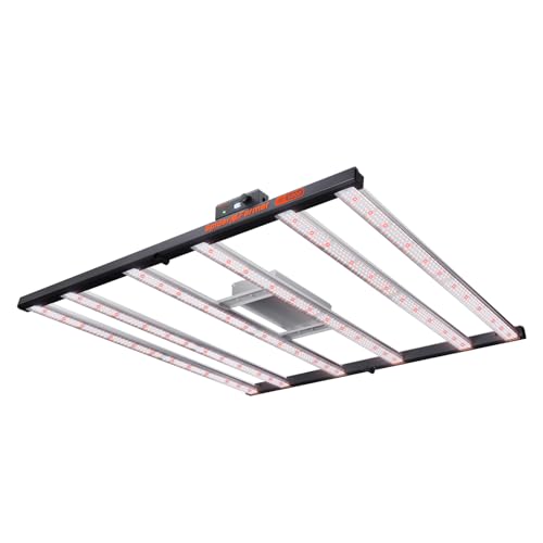 Spider Farmer SE5000 480W LED Grow Light, Samsung LM301H EVO Diodes, 2025 Upgraded Remote App Control, Full Spectrum Dimmable Daisy Chain Bar Style Growing Lamp for Indoor Plants, 4x4ft Coverage