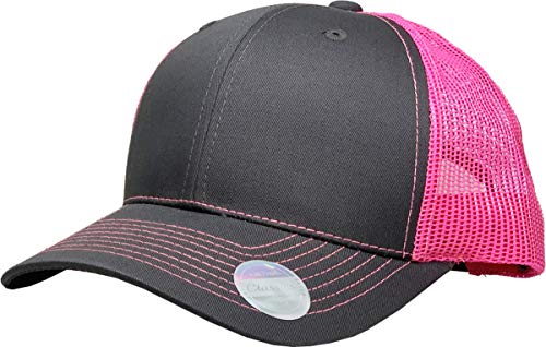 Image of Classic 6 Panel Cotton Twill Mesh Trucker Cap Hat Adjustable Snapback Hat