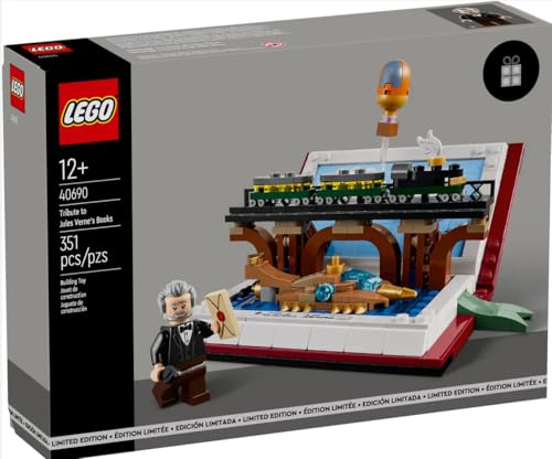 LEGO 40690 Tribute to Jules Vernes Books Limited Edition Collectible 2024 Building Set