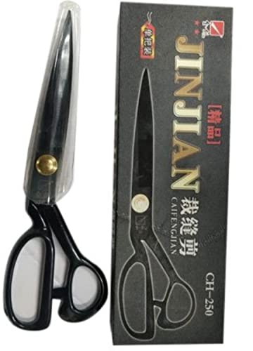 Image of Sianna Jinjian 10 inch Stainless Steel Tailoring Scissors (Black).