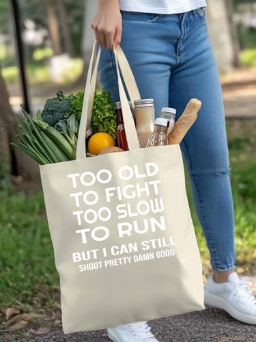 Canvas Tote Bag, but I Can Still Funny Words Aesthetic Canvas Tote Handbags for Women Shoulder Bag,4